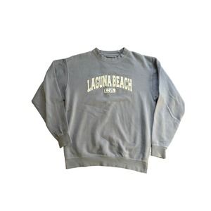 VINTAGE Laguna Beach Embroidered Lilac Crewneck | Size Medium
